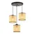 Opviq Luster Multi Balance Hazeran, 32cmx32cm, Bež-crni