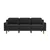 Atelier del Sofa Trosed Robin Extra 3, 220x84x87cm, Antracit