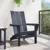 Sklopiva Adirondack stolica Mornarsko plava 80,5 x 74,5 x 92 cm