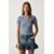 Guess Jeans razširjeno krilo denim