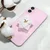 Pop Stalak za mobilni telefon Pretty Flower, Beli