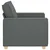 Sofa fotelja tamno siva 100x78x84 cm tkanina