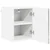 Ormar za Zid LUCCA 2 pcs Betonska siva 30 x 31 x 40 cm