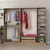 Hanah Home Garderober Kale-7629, 225x210x52 cm, Braon-sivi
