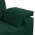 vidaXL Dvosed temno zelen 180x77x82 cm žamet