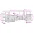 Sekcijska garnitura s jastukom 6 pcs Prirodna