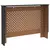 Pokrov za radijator crni 112 x 19 x 81,5 cm MDF