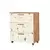 Hanah Home Komoda Leva Gravis Jungle 80x95x43cm Bež-Bela