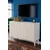 Hanah Home komoda Gumus 120, 120 cm, bela / travertin