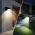 LED solarna lampa 2u1 LED/3,7V 1200 mAh IP54 crna