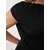Trendyol Curve Ženska bluza Tbbss25Af00119, Crna