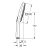26552000 Grohe Rainshower SmartActive Cube 130 tuš ročka 3 funkcije