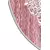 Conceptum Hypnose Tepih Hmnt905, Ovalni, 100x300 cm, Roze