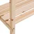 Stol za biljke s policom 78 x 38 x 82,5 cm od masivne jelovine