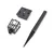 Aigostar - LED solarna lampa LED/0,006W/1,2V 32 cm crna 6500K IP44