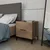 Hanah Home Noćni ormarić Kmd-1720-Oo-1, 55x59x44 cm, Orah
