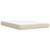 Vidaxl Box spring postelja z vzmetnico krem 140x190 cm blago