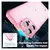 Maska Carbon shield iPhone 14 Pro Max, Roze