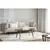 Temno rjava mizica v hrastovem dekorju 65x130 cm Yumi – Rowico