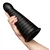 b-Vibe Cone Tapered & Ribbed Dildo with Suction Cup 10 Black