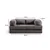 Atelier del Sofa Dvosed Via Con, 200x100x80 cm, Smeđa boja