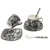 Komplet porcelanastih skodelic za espresso 80 ml v škatli, kolekcija Gray Rose