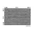 Hanah Home Uzglavlje za krevet Fuga 150, 150x3x100 cm, Orah