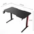 Nanobit Gaming sto NB501 120cm, Crni