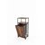 Hanah Home korpa za veš Neva, 40 cm, atlantski bor / crna