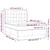 Vidaxl Box spring postelja z vzmetnico temno siva 140x200 cm blago