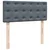 vidaXL Box spring postelja z vzmetnico temno siv 120x190 cm žamet
