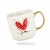 Velika porcelanasta skodelica v škatli za valentinovo darilo 385 ml
