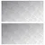 Stepenica Pravokutni 2 pcs Srebrno 80 x 40 cm Aluminij