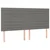 Vidaxl Box spring postelja z vzmetnico temno siva 200x200 cm blago