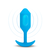 Vibracijski analni čep B-Vibe - Snug Plug 3 L, moder