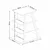Hanah Home TV komoda Lyno, 70,4 cm, retro siva / crna
