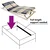 Vidaxl Letveno dno za posteljo 42 letvic 7 con 120x200 cm