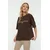 Trendyol Milla Ženska majica TWOSS19GH0034, Braon