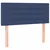 Vidaxl Box spring postelja z vzmetnico moder 80x200 cm blago
