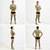 Mens swimsuit finis aquashort solid black 30