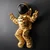 Wallity Zidna dekoracija Cosmonaut 5, 35x47x10 cm, Bakar