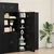 Highboard 2 pcs Crni hrast 50 x 42,5 x 185 cm