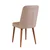 Hanah Home Trpezarijska stolica Vina Sandalye 47x89x46cm Orah