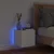 Zidni TV ormarić s LED svjetlima bijeli 30,5 x 35 x 30 cm