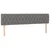Vidaxl Box spring postelja z vzmetnico temno siva 200x200 cm blago