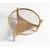 Hanah Home Sto za dnevnu sobu Clover, 100x46 cm, Smeđi