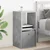 Noćni ormarić s ladicama 2 pcs Betonski sivi 35 x 32 x 68,5 cm
