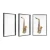 3D Okvir – bel – 80 x 80 cm