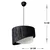 Opviq luster Cake, 1 × E27, crni / beli