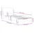 Vidaxl Posteljni okvir Dover svetlo siv 90x200 cm blago